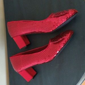 NWOT Fantasma Dorothy ruby slippers Sz 10 👡